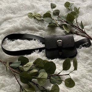 Torrid- BLACK FAUX LEATHER WESTERN BELT BAG